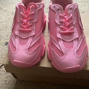 Steve Madden Kids Bright Pink Sneakers